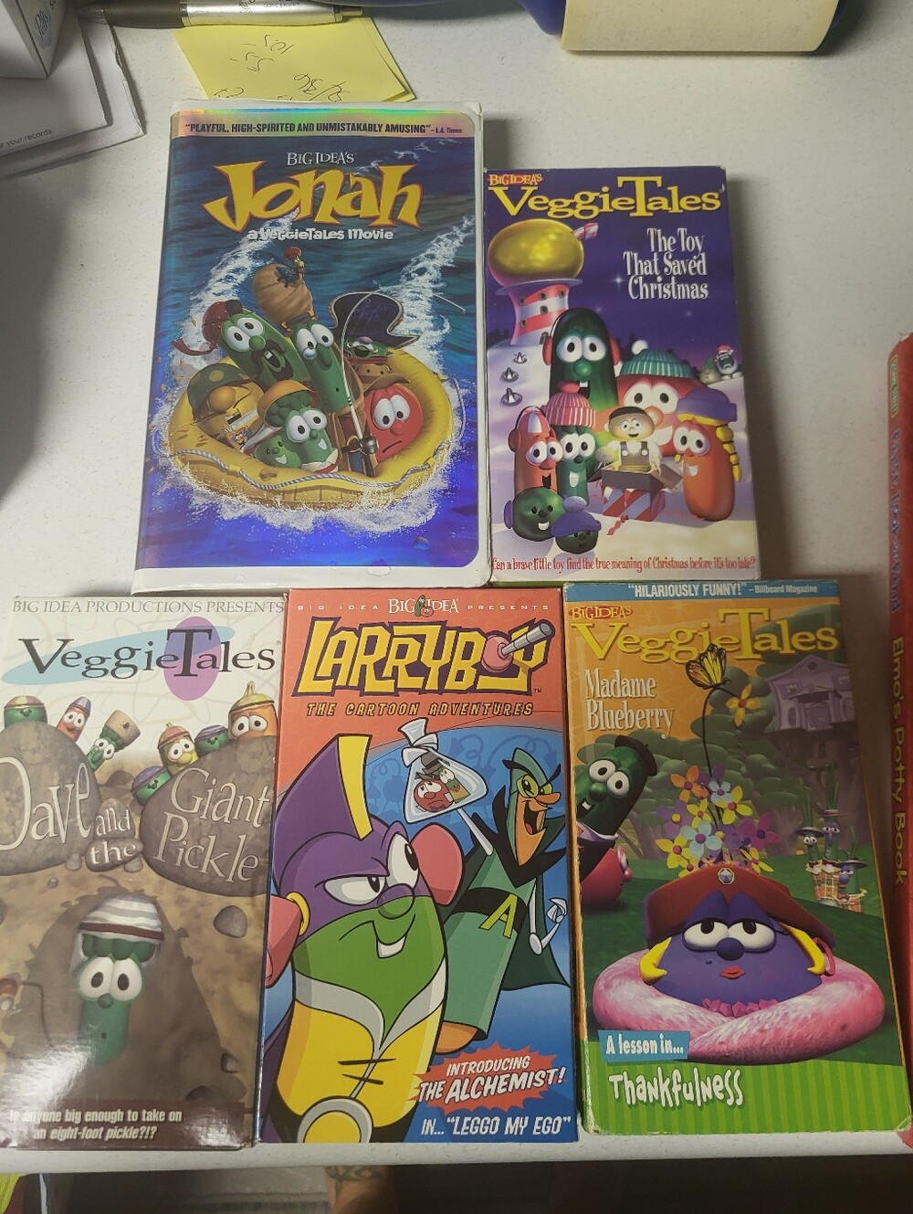 VeggieTales VHS Tapes Lot Of 5